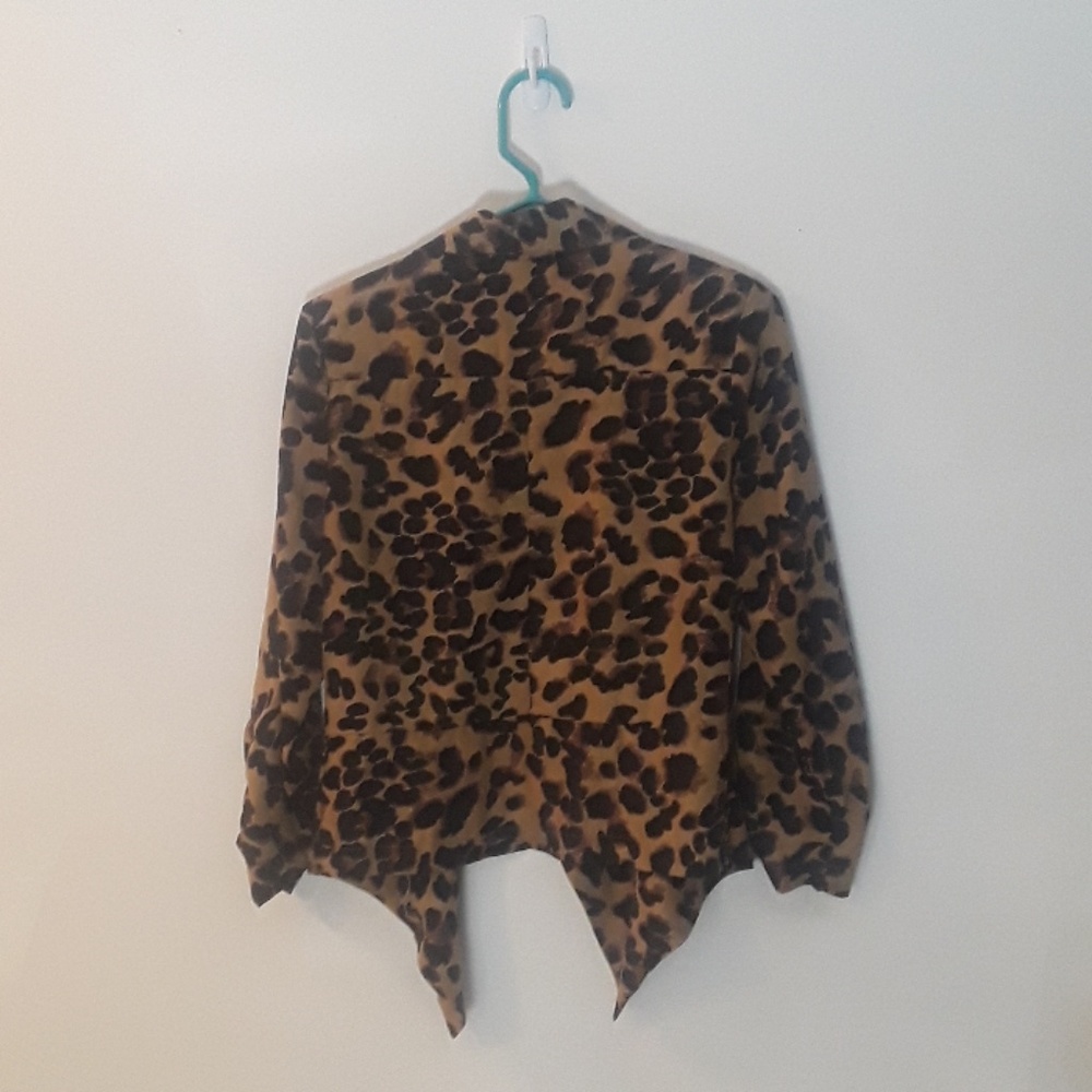 Leopard Print Edge Blazer - Picture 3 of 4